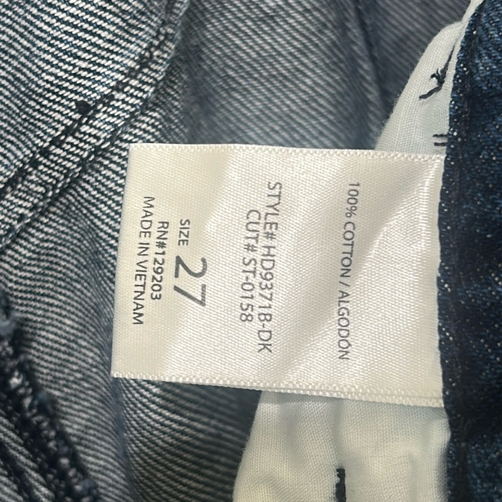 NWT HIDDEN HD9371B-DK Alyx Low Slung High Rise Baggy Jean Size 27 - Picture 12 of 16